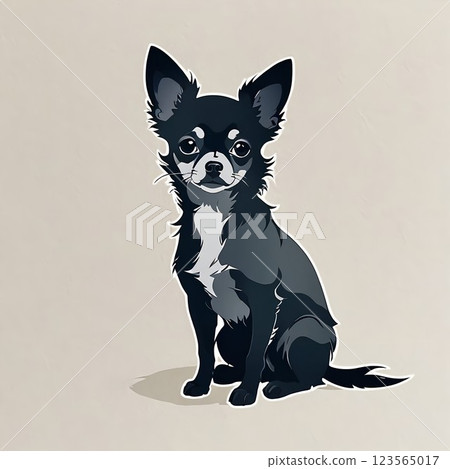 體型較小但體態健美的吉娃娃 體型較小但體態健美的吉娃娃 123565017