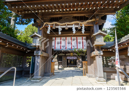The grounds of Minakuchi Shrine, Koka City, Shiga Prefecture The grounds of Minakuchi Shrine, Koka City, Shiga Prefecture 123565566