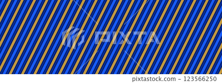 Seamless diagonal stripe pattern. Dark blue oblique line background for textile design, fabric swatch, scarf cloth, suit print. Masculine navy colored repeating wallpaper. Vector backdrop 123566250