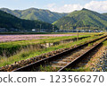 Single-track and Renge rural scenery 123566270