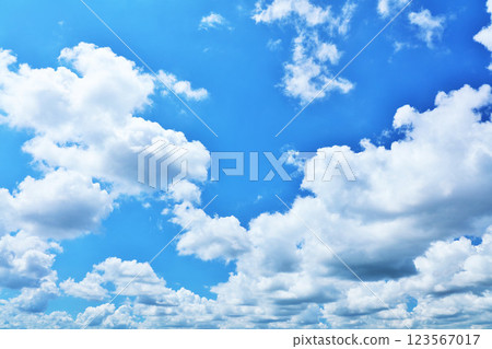 Summer blue sky and clouds Summer blue sky and clouds 123567017
