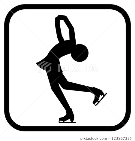 花式滑冰圖標 花式滑冰圖標 123567355