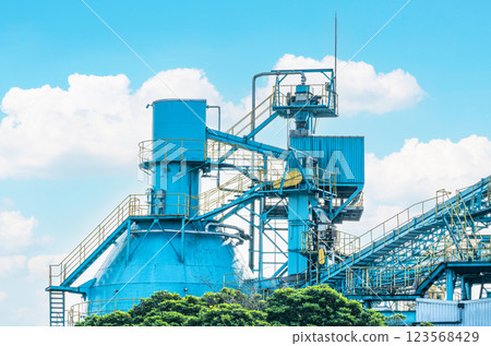 Blue Factory (Factory Image) 123568429
