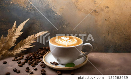 咖啡拿鐵複製空間 咖啡拿鐵複製空間 123568489