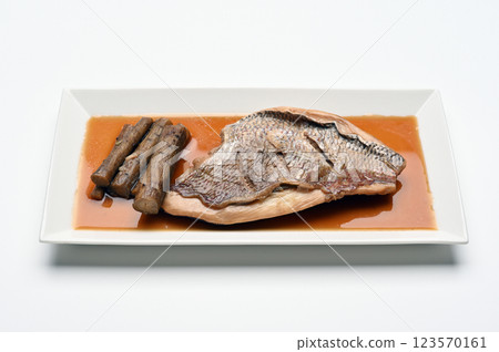 Sea bream on a plate 01 Sea bream on a plate 01 123570161