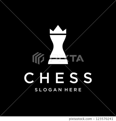 Chess strategy game Logo template with horse, king, pawn and rook. Logos for tournaments, chess teams and games. Chess strategy game Logo template with horse, king, pawn and rook. Logos for tournaments, chess teams and games. 123570241