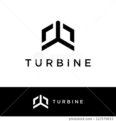 Propeller abstract logo template design of airplane, windmill, fan.Logo for aviation,company,brand,industry. With a modern concept. Propeller abstract logo template design of airplane, windmill, fan.Logo for aviation,company,brand,industry. With a modern concept. 123570653