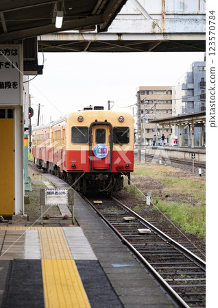 Kominato Railway Goi Station in Spring 123570784