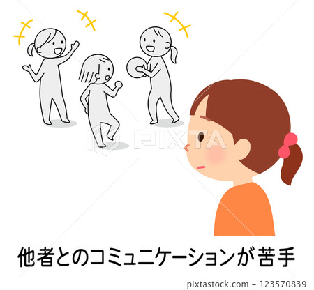 患有發展障礙的女孩無法融入朋友圈 123570839
