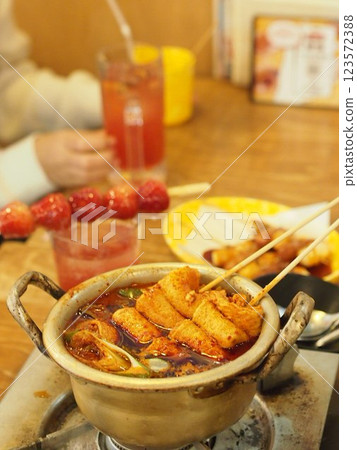 Korean food Sundubu jjigae Oden Korean food Sundubu jjigae Oden 123572388