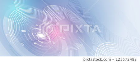 Cyber security background with lock protect your business 123572482