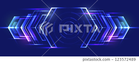 Cyber security background with lock protect your business 123572489