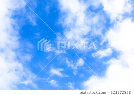 Refreshing blue sky with clouds and copy space Refreshing blue sky with clouds and copy space 123572558