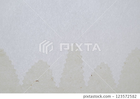 由和紙（楮紙）製成的背景材料 123572582