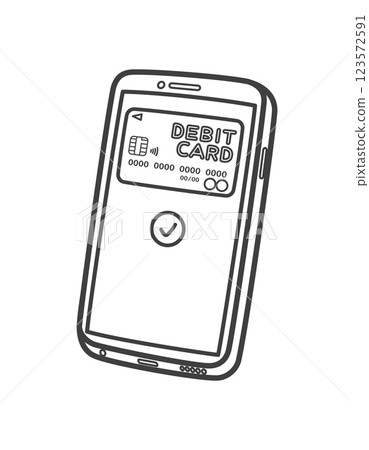 Smartphone payment (debit card) 123572591