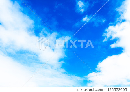 Refreshing blue sky with clouds and text space Refreshing blue sky with clouds and text space 123572605
