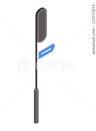 A graphical representation of a Traffic Light combined with Directional Signage for guidance A graphical representation of a Traffic Light combined with Directional Signage for guidance 123572855