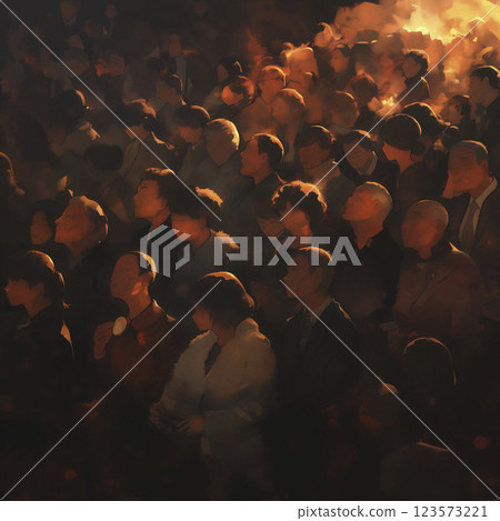 人群插圖 人群插圖 123573221