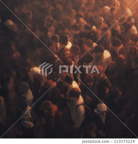 Crowd Illustration 123573224