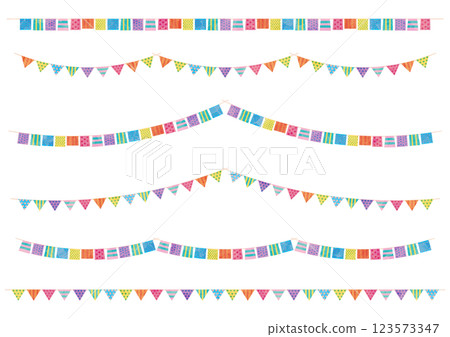 Material - Colorful Garland 2025-2 123573347