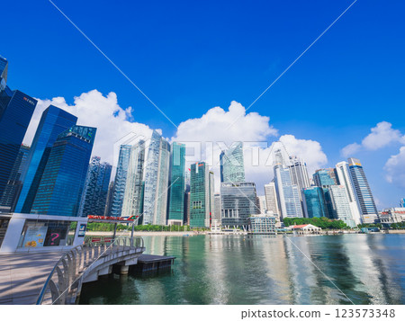 Singapore Marina Bay skyscrapers 123573348