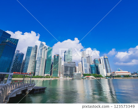 Singapore Marina Bay skyscrapers Singapore Marina Bay skyscrapers 123573349