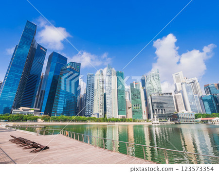 Singapore Marina Bay skyscrapers 123573354