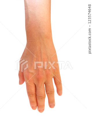 女人的手，50 多歲 123574648