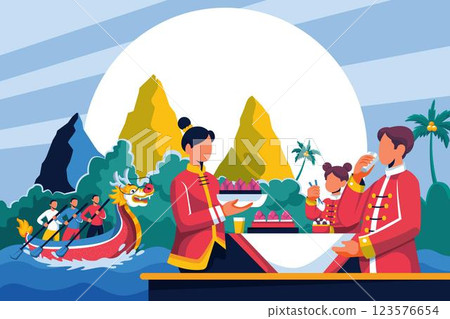 Organic flat dragon boat Organic flat dragon boat 123576654