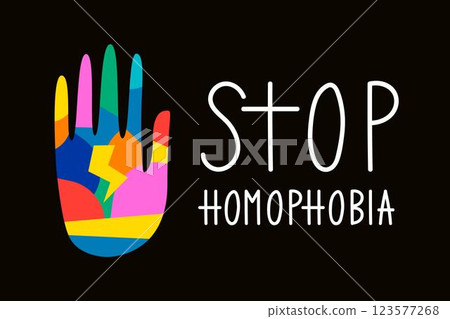 Stop homophobia style 123577268