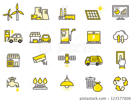 Smart city icons 03 123577806