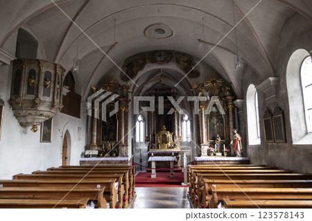 Church St. Jakob in Wallgau, Bavaria, Germany Church St. Jakob in Wallgau, Bavaria, Germany 123578143