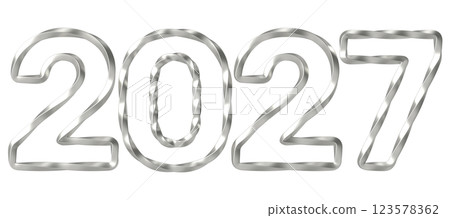 Letter chain on white background 123578362