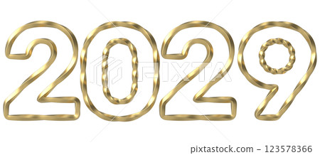 Letter chain on white background 123578366