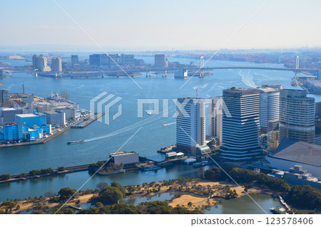 城市景觀 東京灣區 台場 竹芝 123578406