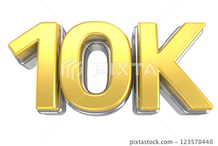 Follow Number yellow gold 3d sale isolated on white background Follow Number yellow gold 3d sale isolated on white background 123578448