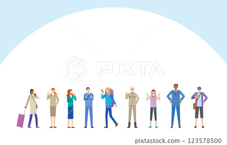 People of different races 123578500