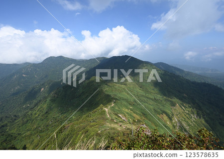 苗場山,健行,新潟縣 苗場山,健行,新潟縣 123578635