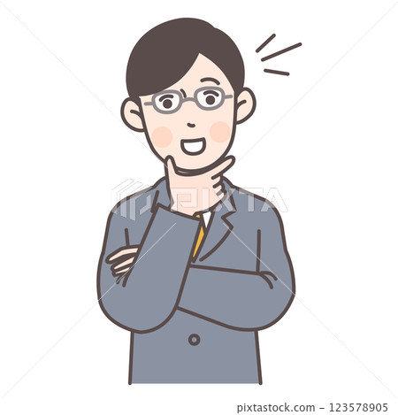 Businessman with an idea 1 123578905