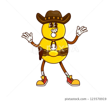 Cartoon groovy math number 8 as cowboy or bandit character, vector mathematics symbol. Groovy number Eight 8 in Western bandit sombrero hat with gun on bandoleer as Wild West cowboy ranger character Cartoon groovy math number 8 as cowboy or bandit character, vector mathematics symbol. Groovy number Eight 8 in Western bandit sombrero hat with gun on bandoleer as Wild West cowboy ranger character 123578919