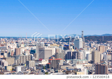 Oita city and Beppu Bay Saganoseki Peninsula 123580418