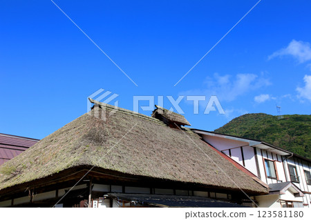 Ouchijuku Post Town Fukushima Tourism Ouchijuku Townscape Exhibition Hall Ouchijuku Observation Deck Edo Period Post Town Takakura Shrine First Torii 123581180