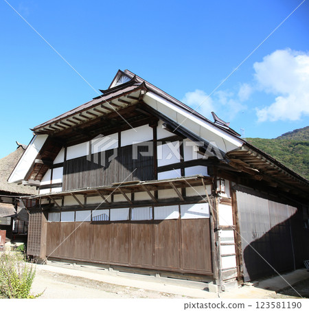 Ouchijuku Post Town Fukushima Tourism Ouchijuku Townscape Exhibition Hall Ouchijuku Observation Deck Edo Period Post Town Takakura Shrine First Torii 123581190