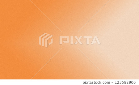 A smooth gradient transition showcases vibrant orange blending into soft beige, creating a calming and warm atmosphere suitable for various design purposes. 123582906