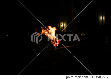 Todaiji Temple Shunie Torch Todaiji Temple Shunie Torch 123583857