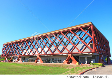 愛知縣常滑市常滑市體育館風景 愛知縣常滑市常滑市體育館風景 123583919