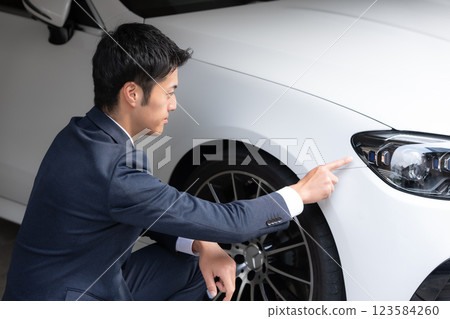 Used car appraisal inspection Used car appraisal inspection 123584260