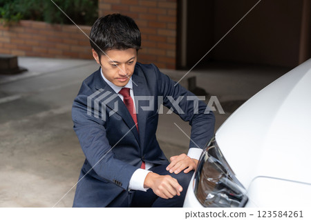 Used car appraisal inspection Used car appraisal inspection 123584261