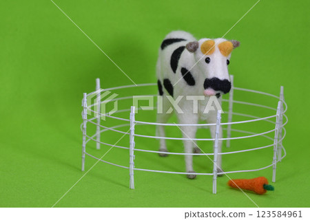 Cows in a fence Cows in a fence 123584961