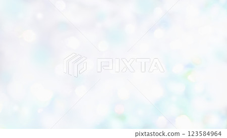 Soft glitter bokeh gradient background. Transparent light blue pastel. Refreshing. 123584964